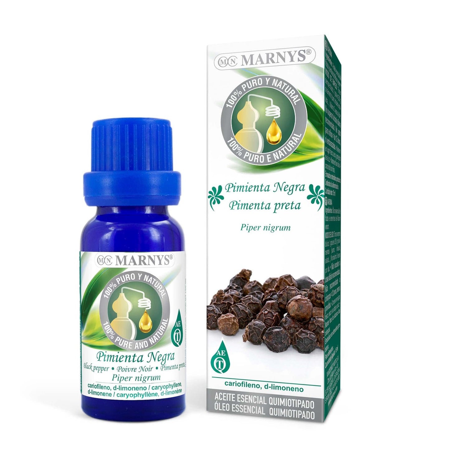Marnys Aceite Esencial de Pimienta Negra 15 ml