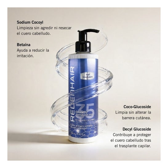 Redenhair Champú Post-Trasplante Capilar 250 ml
