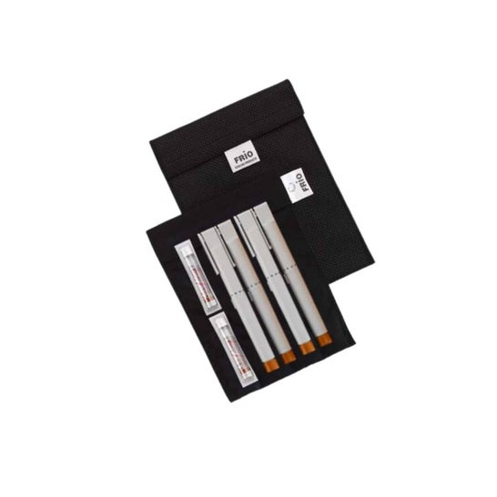 Frio Insulin Cooling Wallet Negro + Pen 5uds