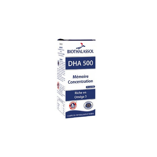 Biothalassol Dha 500 Mémoire Et Concentration 30 caps