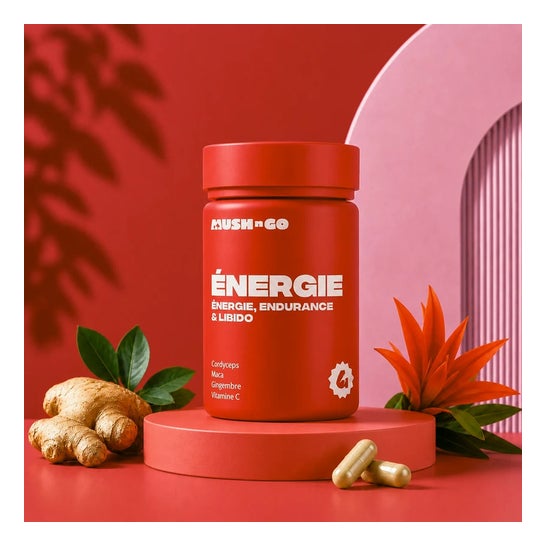 MushNGo Energía Cura Hongos Adaptógenos 30 caps