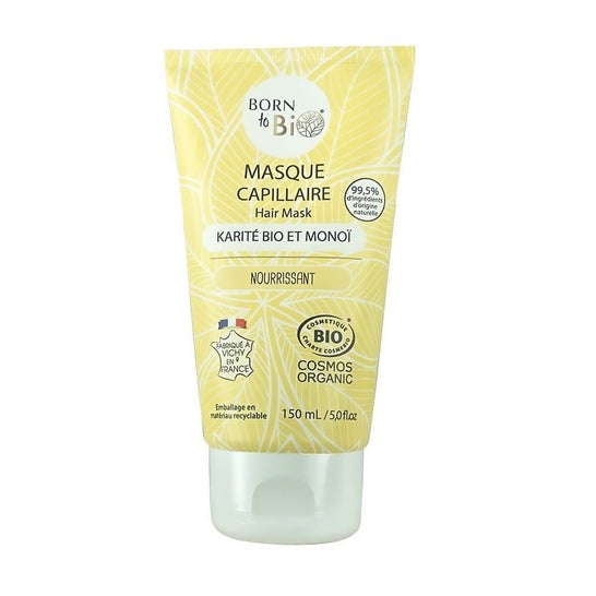 Born To Bio Mascarilla Capilar Karite y Monoi Bio 150 ml