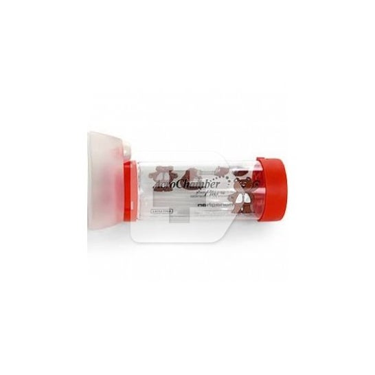 Aerochamber Plus Flow-vu cámara de inhalación neonatal 1ud