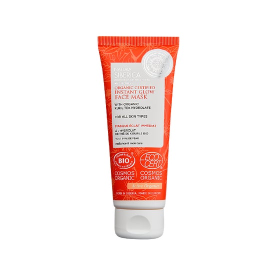 Natura Siberica Mascarilla Facial Brillo Instantáneo 75 ml