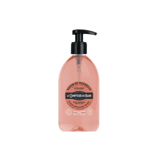 Le Comptoir du Bain Savon Traditionnel de Marseille Pamplemousse Rose 500 ml