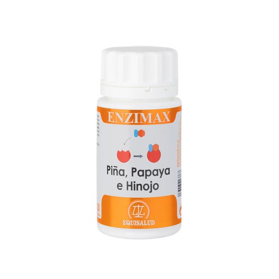Equisalud Enzimax Piña Papaya Hinojo 50 caps