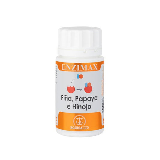 Equisalud Enzimax Piña Papaya Hinojo 50 caps