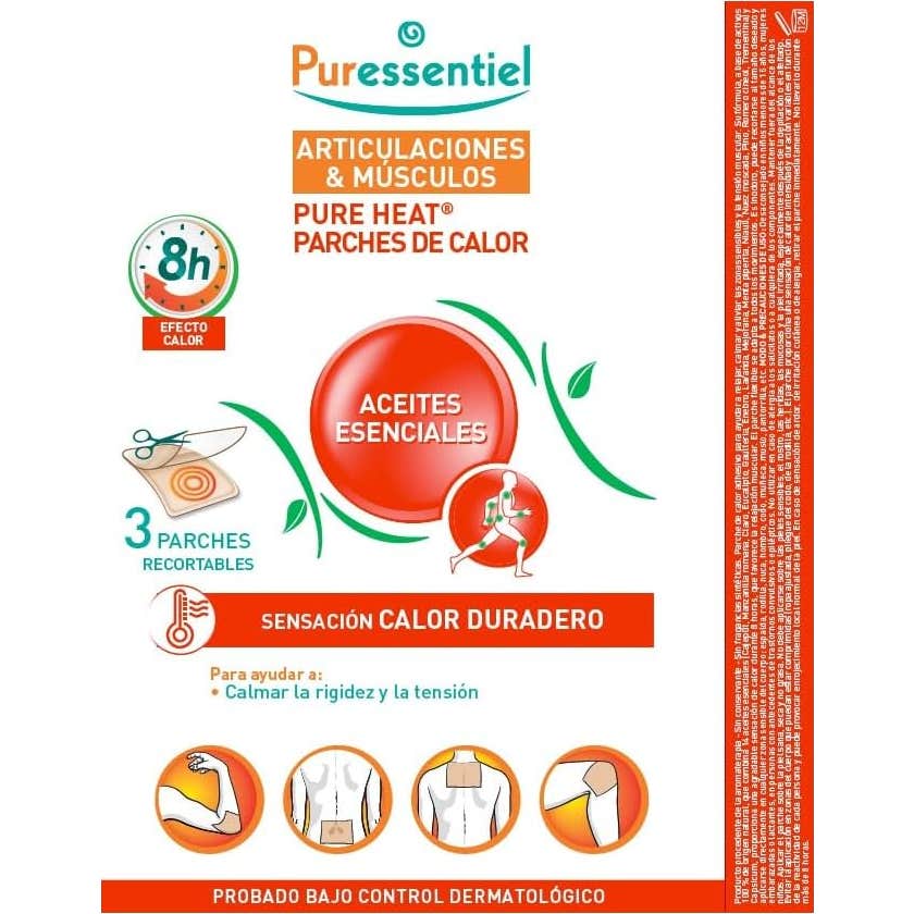 Puressentiel Parches de Calor Pure Heat Articulaciones y Músculos 3uds