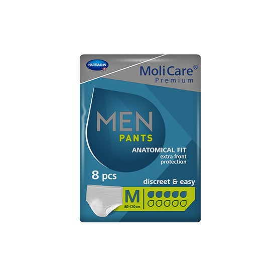 Molicare Men Pants Incontinencia 5 Gotas Talla M 8uds