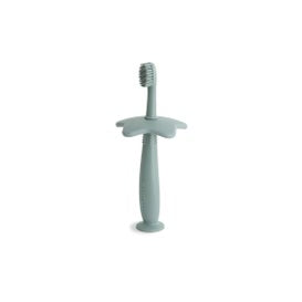 Mushie Cepillo Aprendizaje Silicona Verde Estrella 1ud