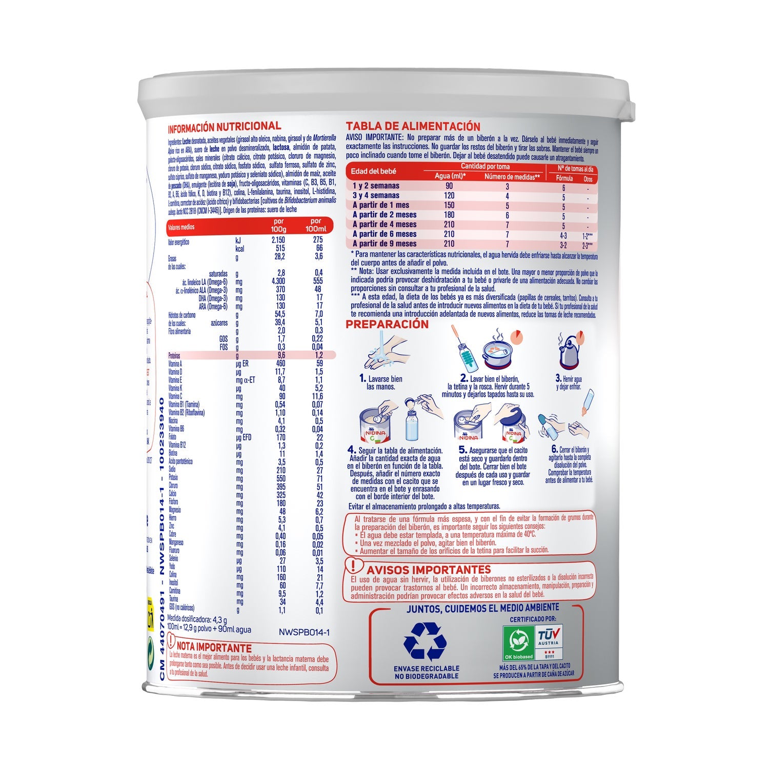 Nestlé NIDINA CONFORT DIGEST® 800g