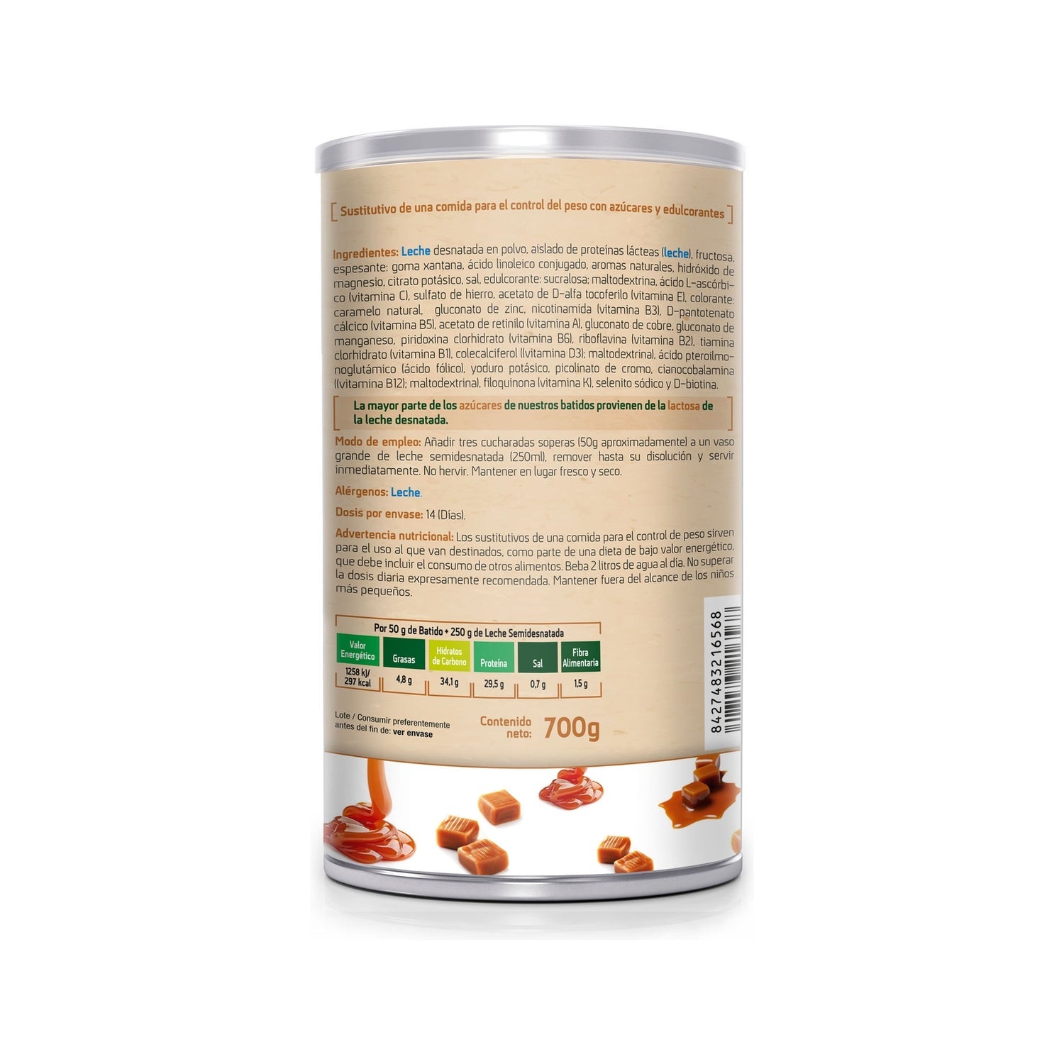 Sotya Batido Saciante Toffe Caramelo 550g