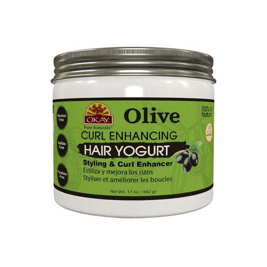 Okay Olive Curl Enhancing Yogurt Capilar Rizos 482 g
