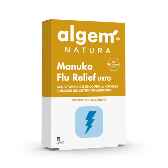 Algem Natura Manuka Flu Relief Urto 15 caps