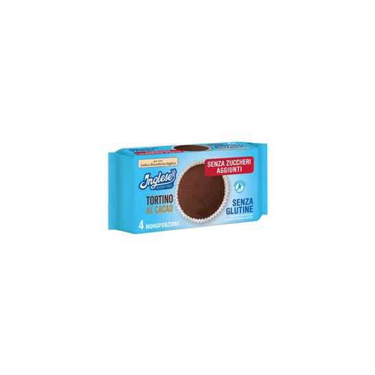 Inglese Tortino Cacao Sin Gluten 4x40 g