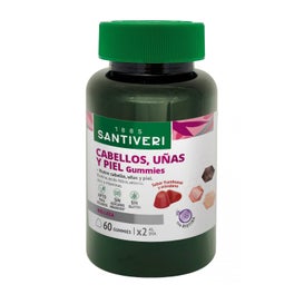 Santiveri Cabellos Uñas Piel Gummies 60uds