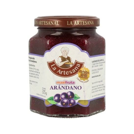La Artesana Mermelada Arándano sin Azúcar 305g