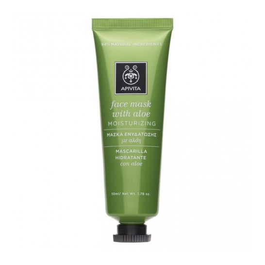 Apivita mascarilla facial hidratante con aloe 50ml