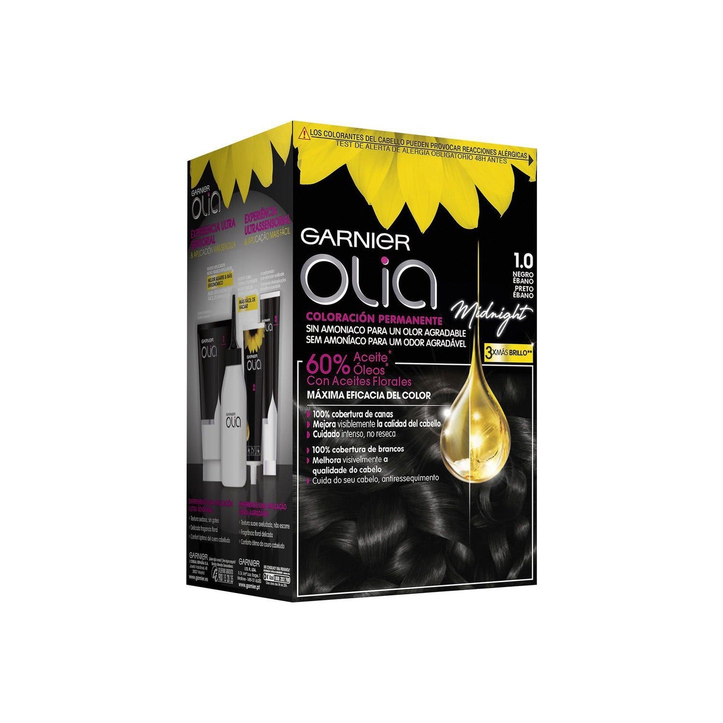 Garnier Olia Coloración Permanente N°1.0 Negro Ebano