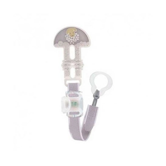Broche Cadenita De Chupete Mam Clip It! & Cover Broche Con Prote