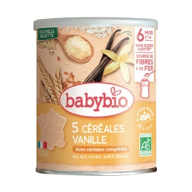 Babybio Preparado Ecológico De Cereales Con Vainilla 220g