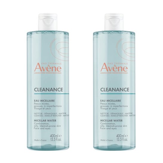 Avène Cleanance Agua Micelar 2x400ml