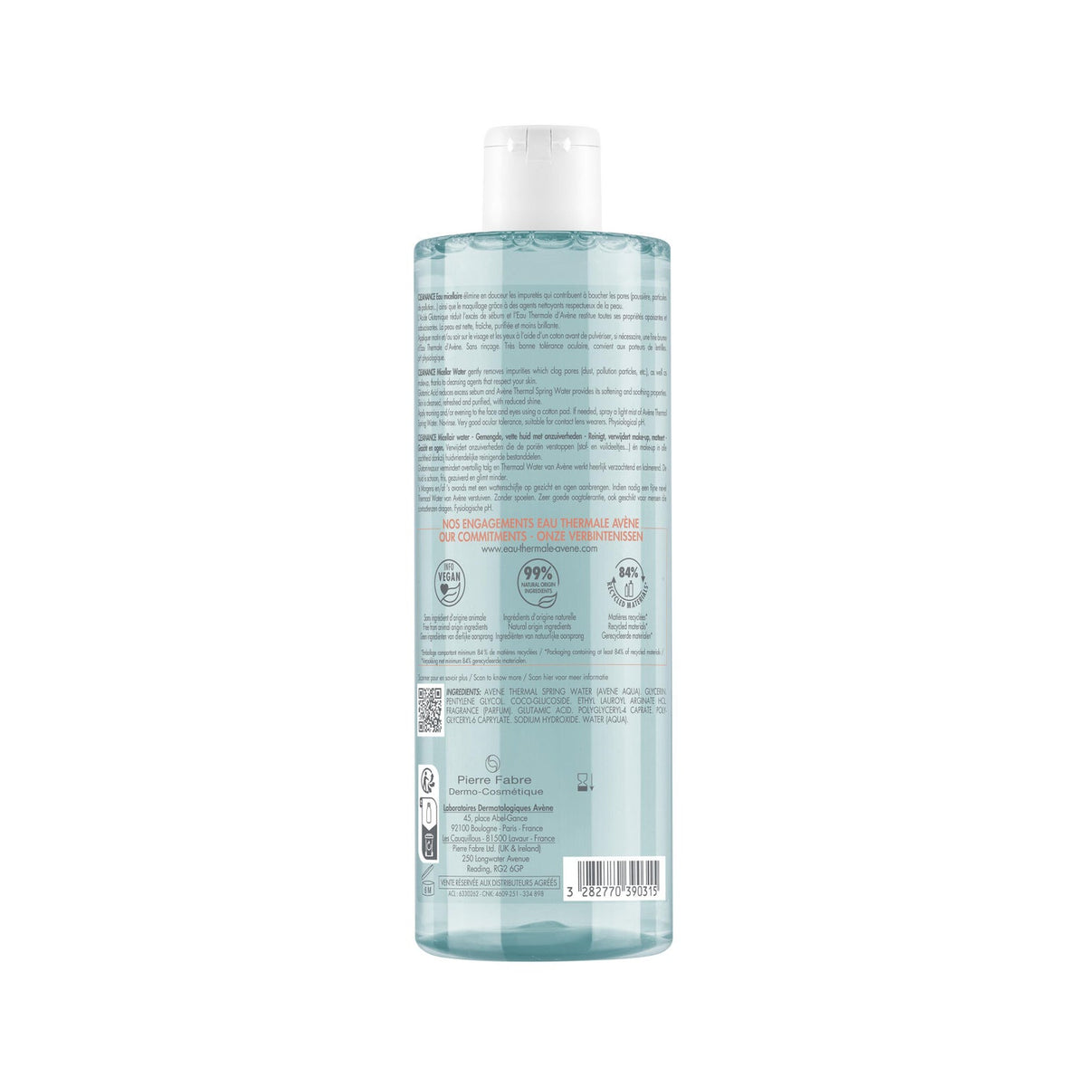 Avène Cleanance Agua Micelar 2x400ml