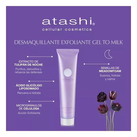 Atashi® Desmaquillante Gel To Milk 75ml