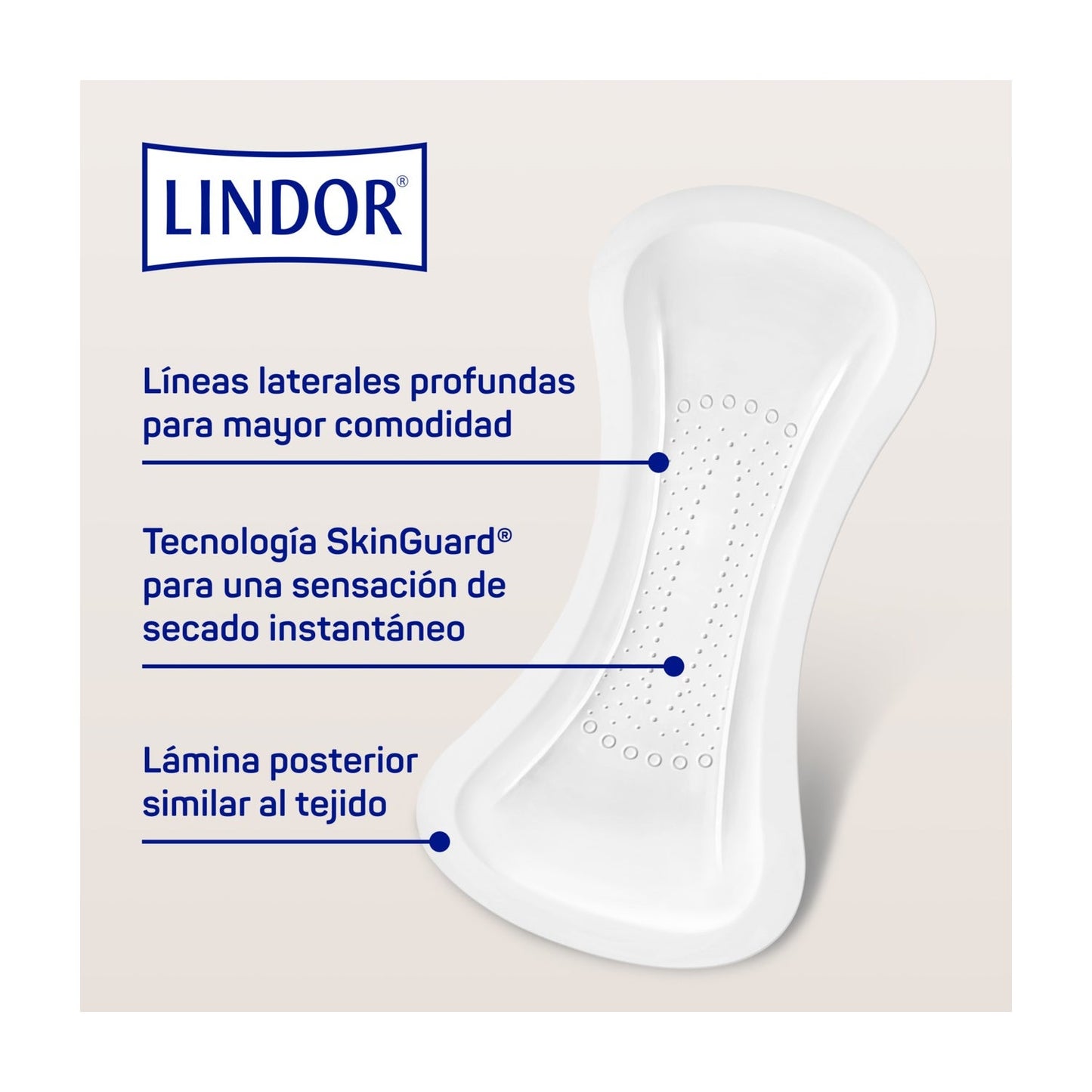 Lindor Lady Pad Compresas Mini 12uds