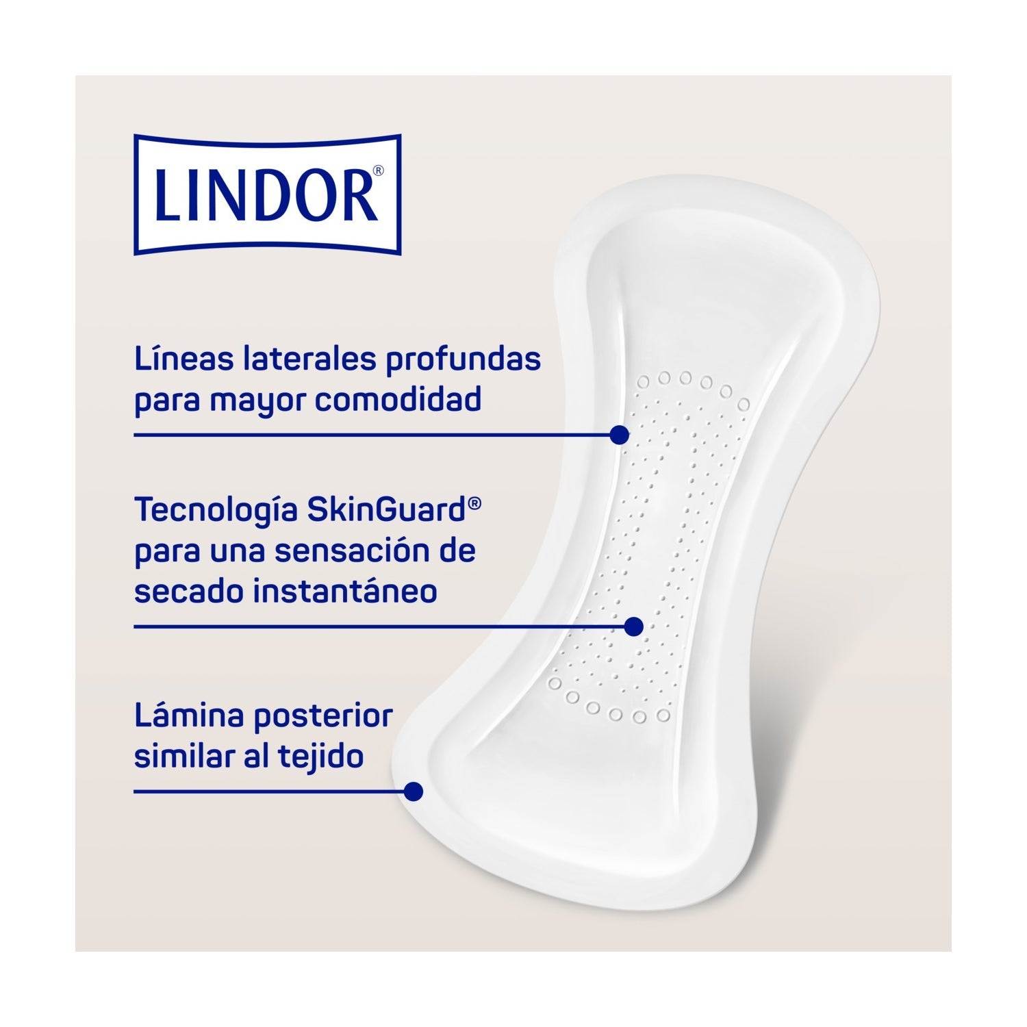 Lindor Lady Pad Compresas Mini 12uds
