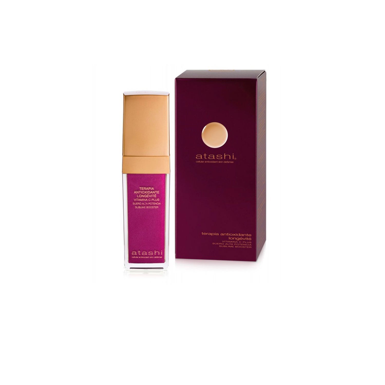 Atashi® Terapia Antioxidante Longévité Suero Booster Vitamina C Plus 30ml