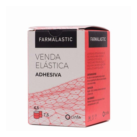Farmalastic venda elástica adhesiva 7,5 cmx4,5 m 1 ud