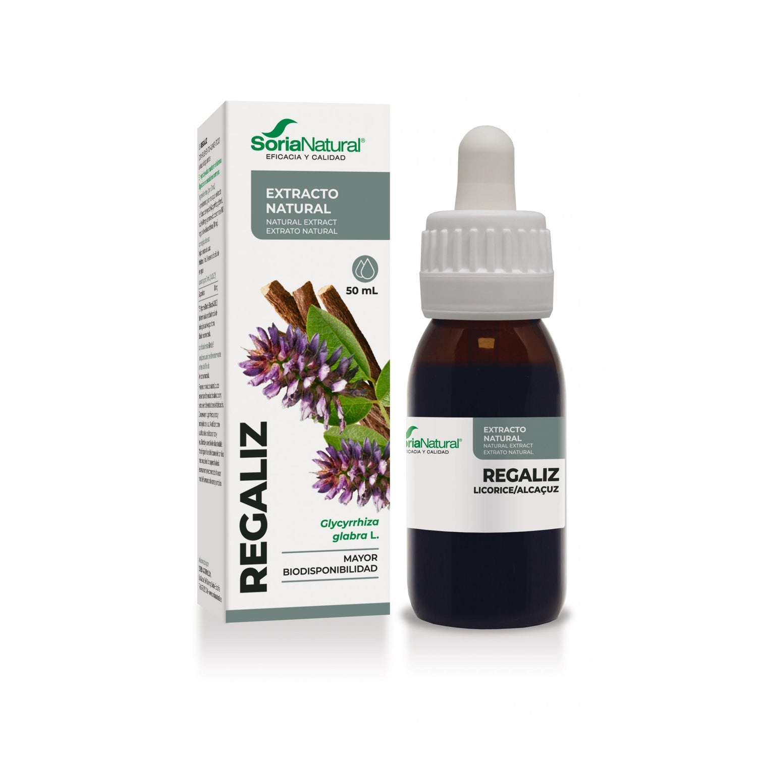 Extracto Regaliz Xxi 50 Ml Soria Natural