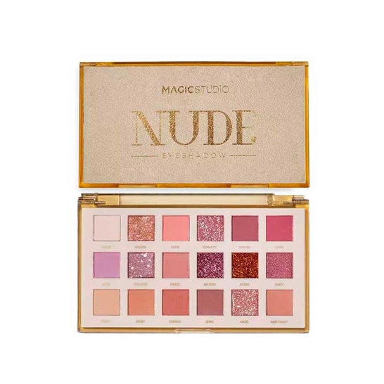 Magic Studio Nude Eyeshadow Paleta de Sombras de Ojos 9 Colores 1ud