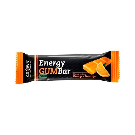 Crown Energy gym Bar Orange Caffeine 64 mg 1 ud