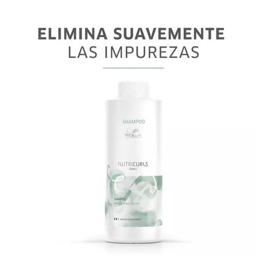 Wella Nutricurls Ondas Champú 1L