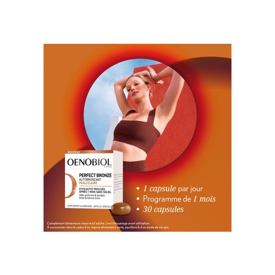 Oenobiol Perfect Bronze Clear Skin 30caps