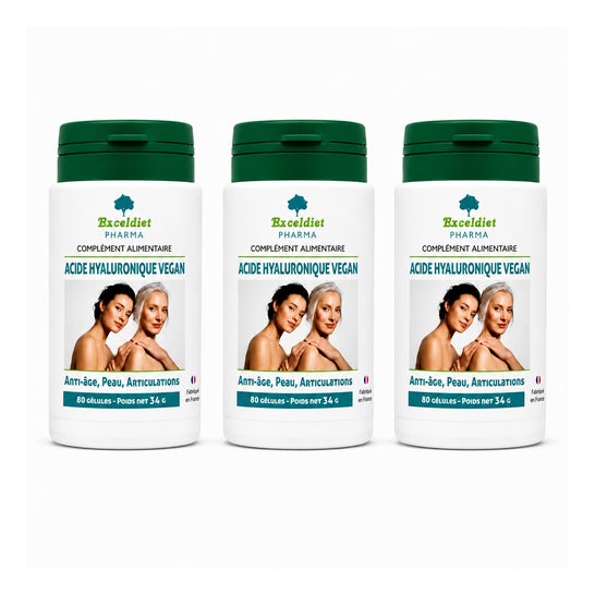 Exceldiet Pharma Ácido Hialurónico Vegano 240 Cápsulas