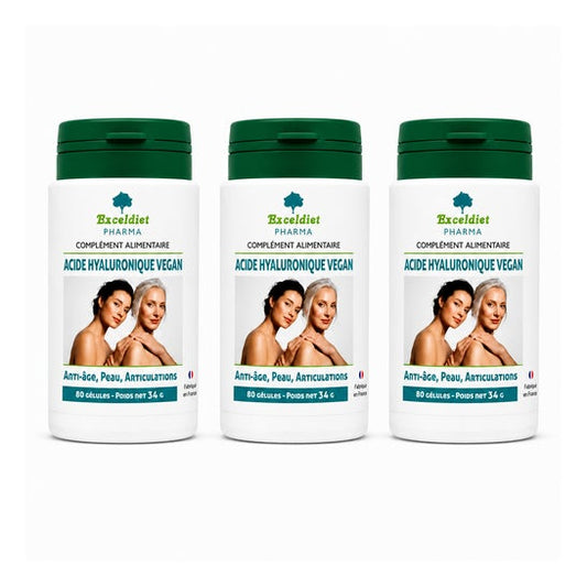 Exceldiet Pharma Ácido Hialurónico Vegano 240 Cápsulas