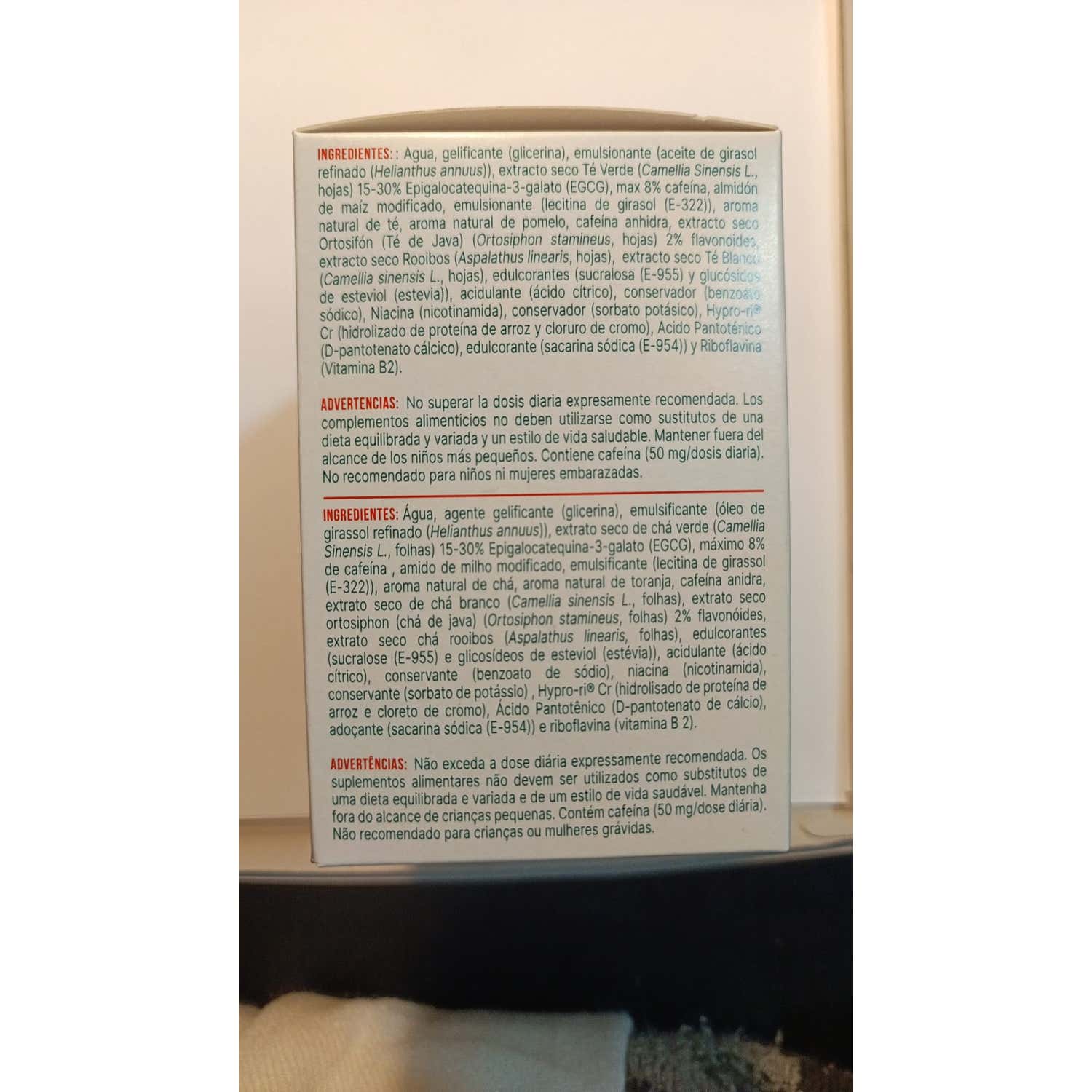 T4 Línea Concentrado Adelgazante Té Pomelo 28x10ml