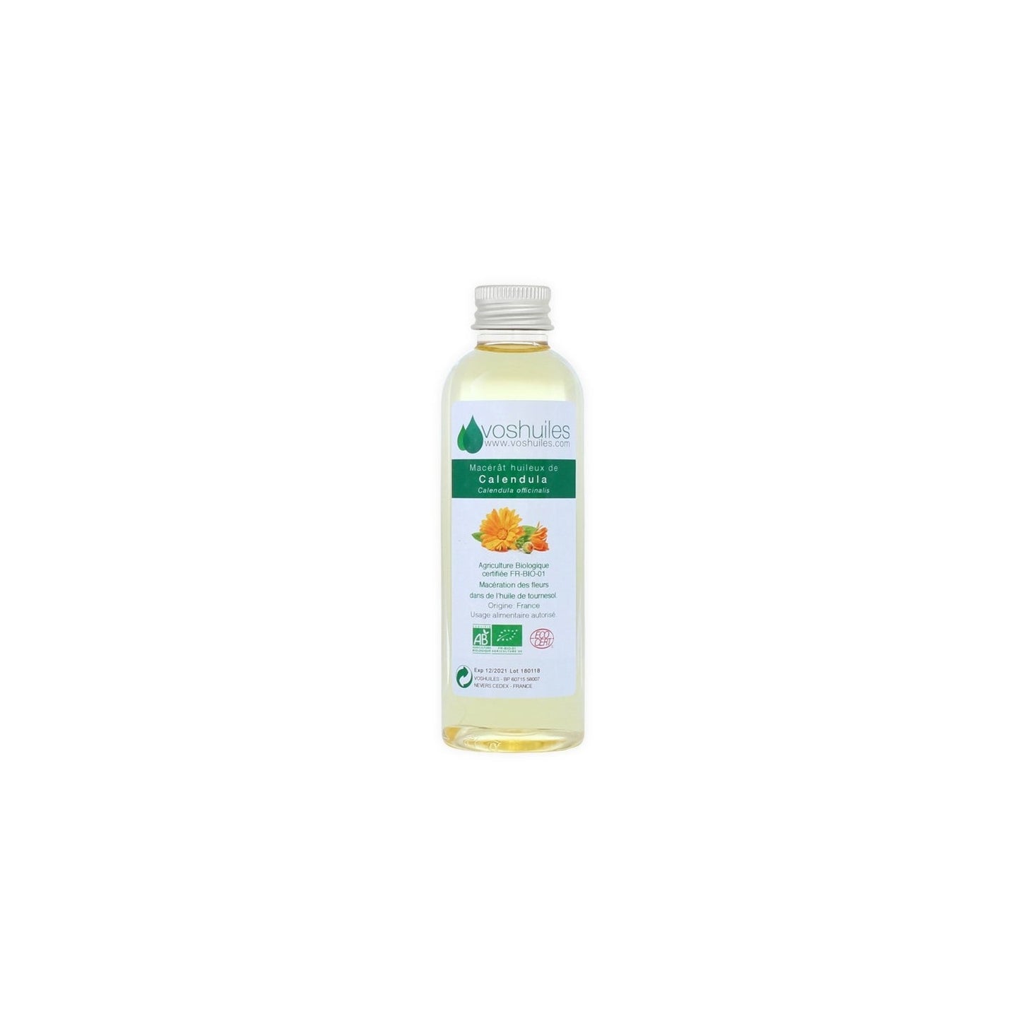 Voshuiles Macerado Aceitoso BIO de Caléndula 250 ml