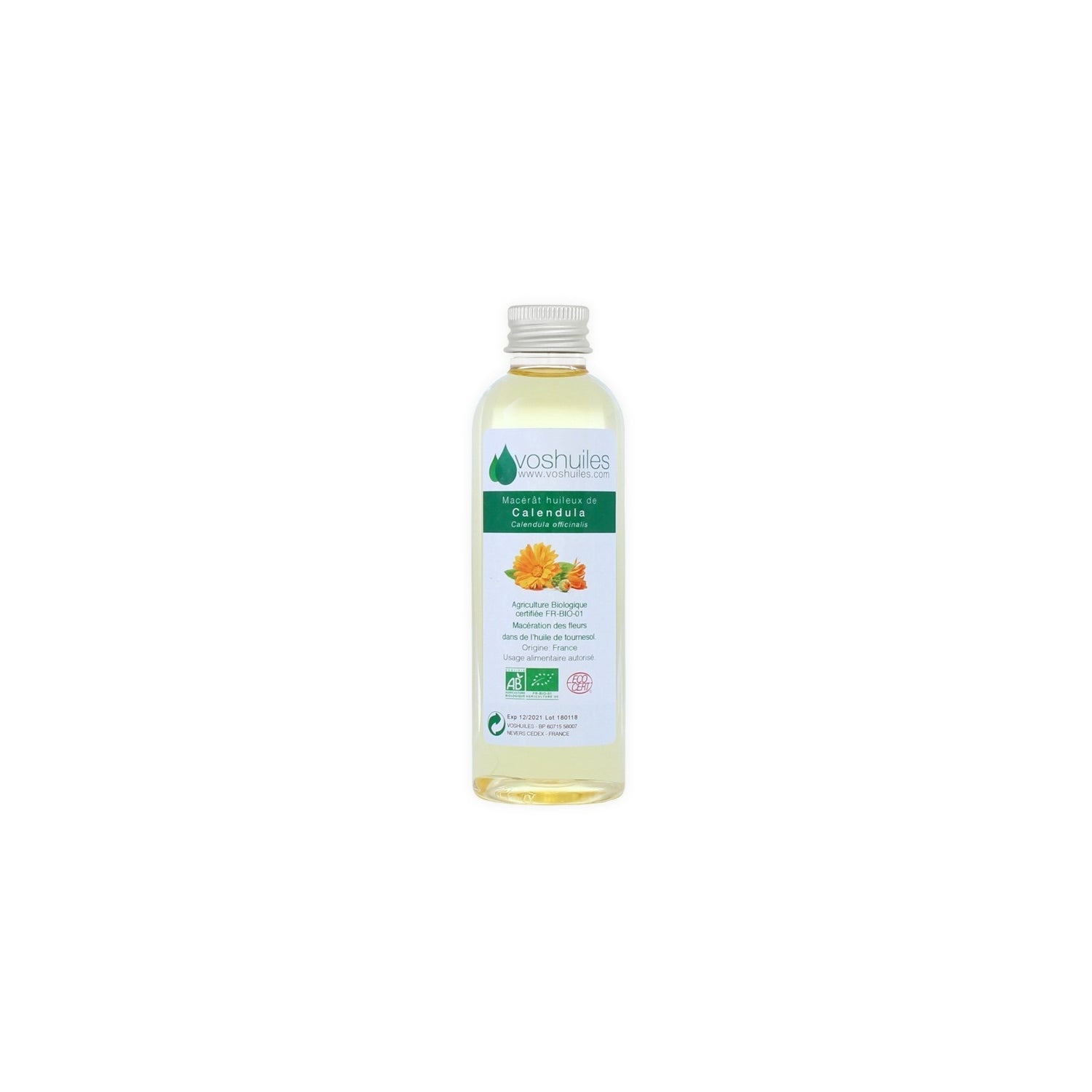 Voshuiles Macerado Aceitoso BIO de Caléndula 250 ml