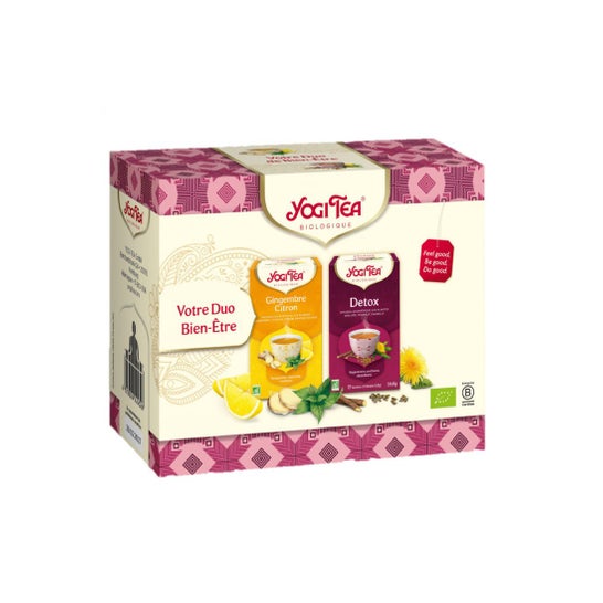 Yogi Tea Cofre Votre Duo Bien-Être Detox + Jengibre Limón