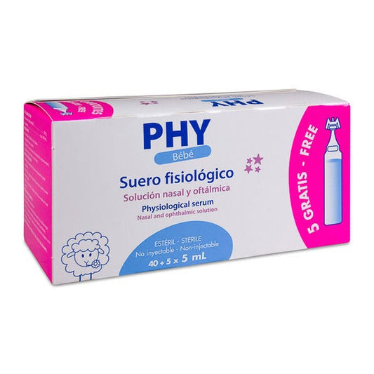 Suero Fisiologico Phy Bebe 40+5 Uds