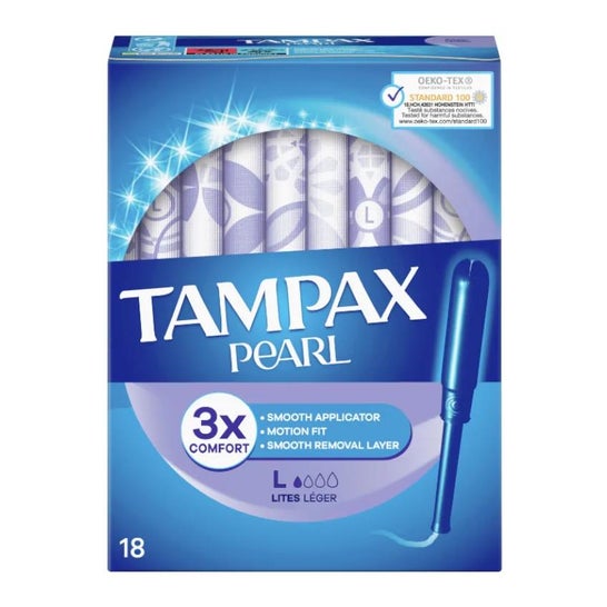 Tampax Pearl tampón lites 18uds
