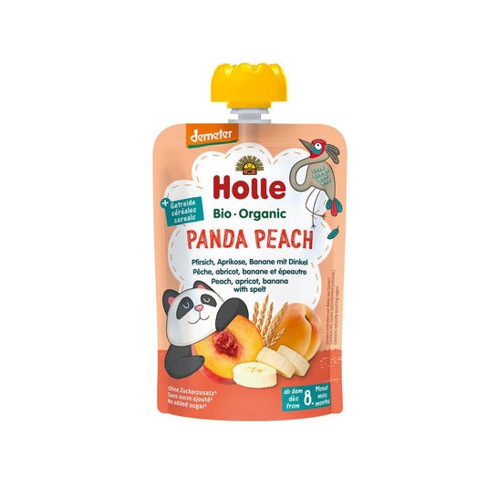 Holle Smoothie Melocoton, Albaricoque, Plátano +8M 100g