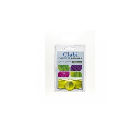 Clabi® Pulsera de Citronela Verde Antimosquitos 1 ud