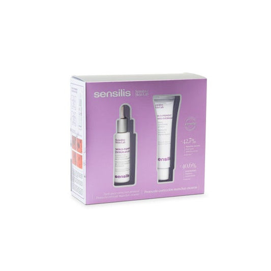 Sensilis Pack Skin D-Pigment Sérum 30ml + AHA10 Overnight Crema 30ml