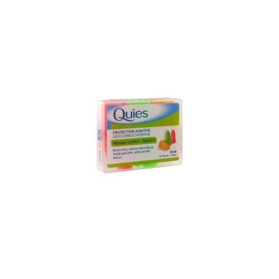 Quies Foam Protección Auditiva 6 Pares