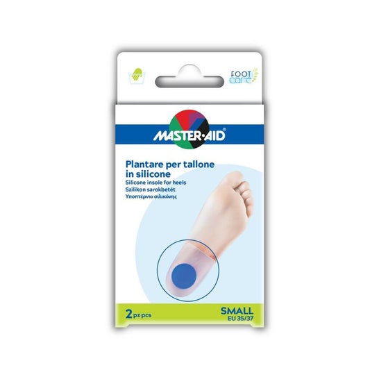 Master-Aid Foot Care Plantilla Talón Silicona S 1 par